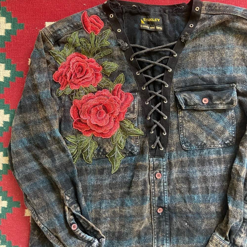 Super cute and stylish shirt. Independent designer brand.